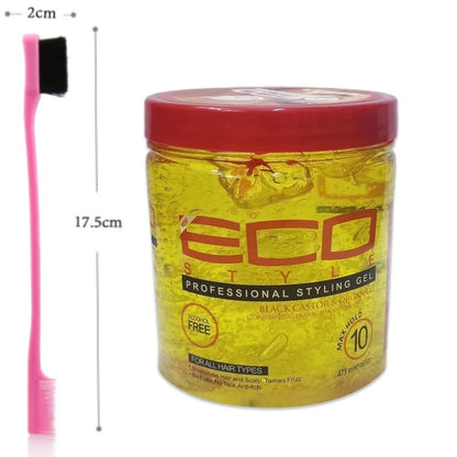 Hair Styler Styling Gel Wax Eco Gel Oil Hair Control Non-Greasy Style Wax Stick for Men Women Broken Hair Edge Control Gel