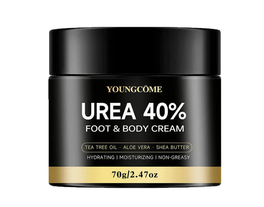 YOUNGCOME Urea 40% Foot & Body Cream – 40g/70g Moisturizing Repair Treatment for Dry, Cracked Feet, Heels, Knees & Hands