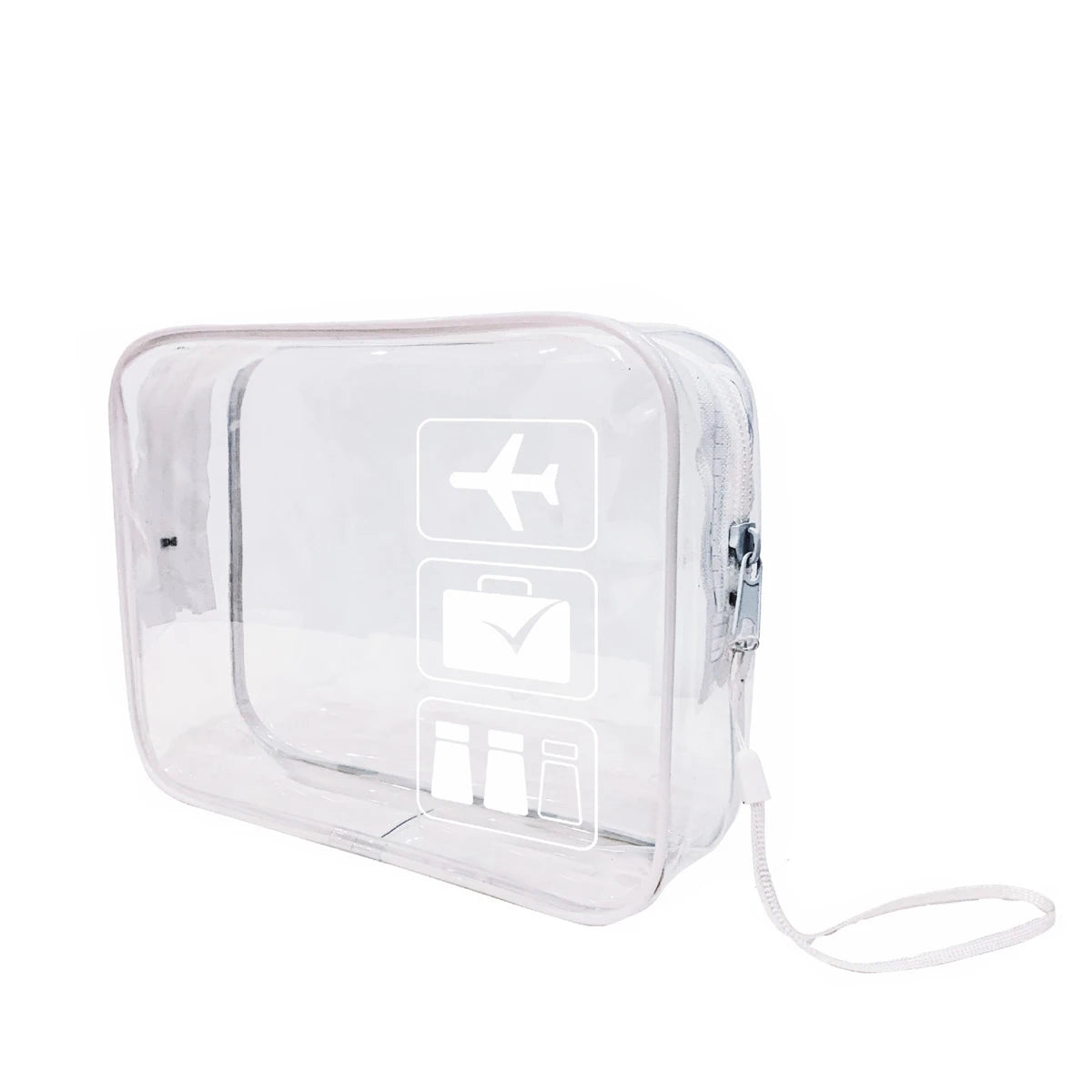 YANZAI Transparent Zipper Makeup Bag Organizer Box Men Women Travel Clear Cosmetic Bag Waterproof Toiletry Wash Make Up Bags