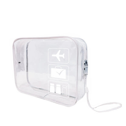 YANZAI Transparent Zipper Makeup Bag Organizer Box Men Women Travel Clear Cosmetic Bag Waterproof Toiletry Wash Make Up Bags
