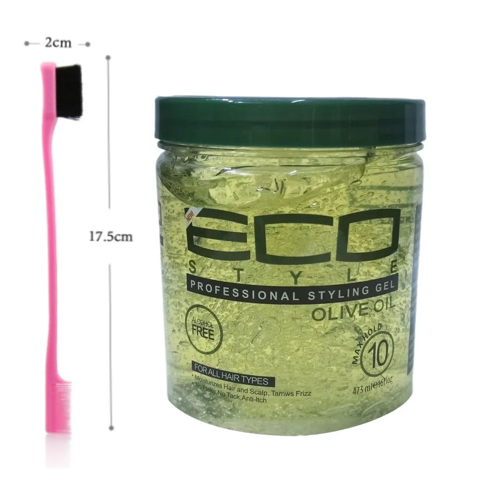 Hair Styler Styling Gel Wax Eco Gel Oil Hair Control Non-Greasy Style Wax Stick for Men Women Broken Hair Edge Control Gel