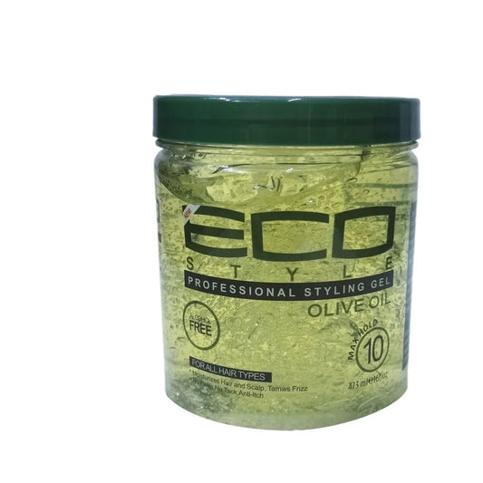 ECO Styling Gel – Olive & Black Castor Oil Edge Control Gel for All Hair Types (268ml / 473ml)