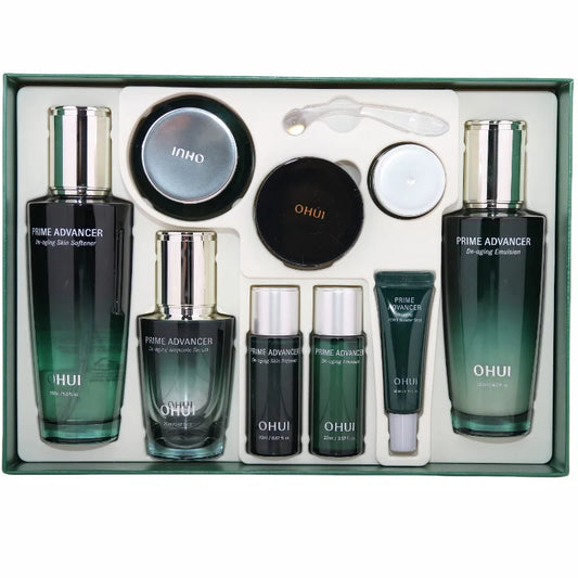 Korea Ohui Prime Advancer De‑Aging Skin Care Set – Multi‑Effect Revitalizing, Hydrating & Anti‑Wrinkle Facial Kit