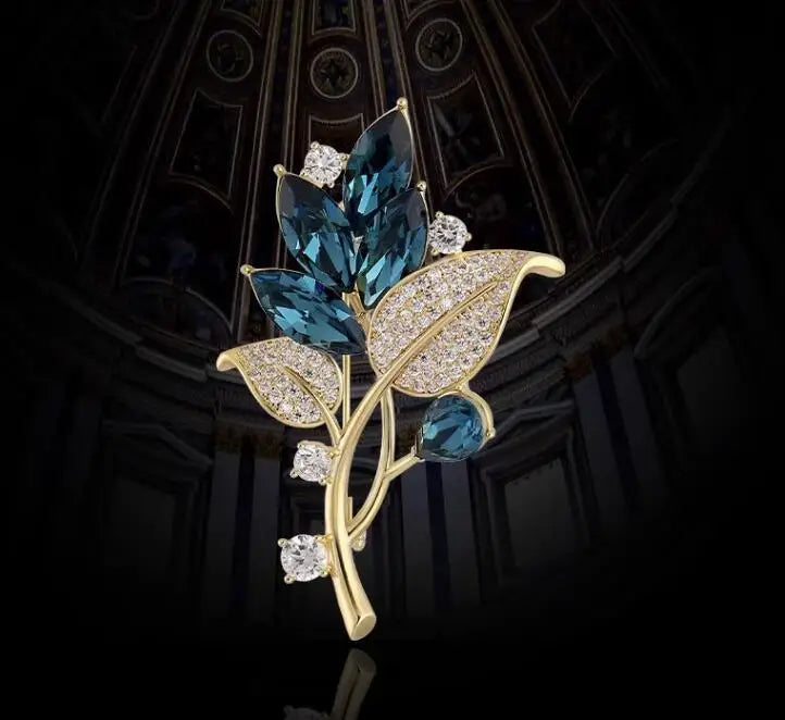 Small Turtle Rhienstone Brooches For Women Girls Boys Colorful Blue Crystal Cubic Zircon Animal Pin Fashion Alloy Accessories