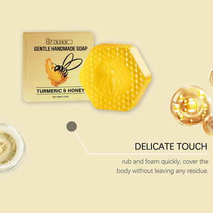 Fat Burning Soap Detox Weight Loss Anti Cellulite Slimming Body Belly Shaping Clean Moisturizing Tightening Turmeric Honey Soap