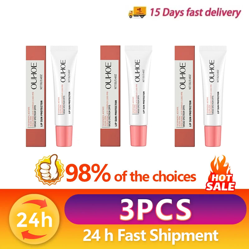 Long Lasting Protective lip balm Hyaluronic acid moisturizes protects nourishes softens improves dryness and cares for lip skin