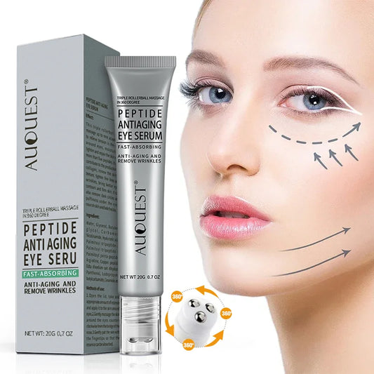 Peptide Eye Cream | Dark Circle & Eye Bag Removal, Anti-Wrinkle, Firming | Skin Care Products