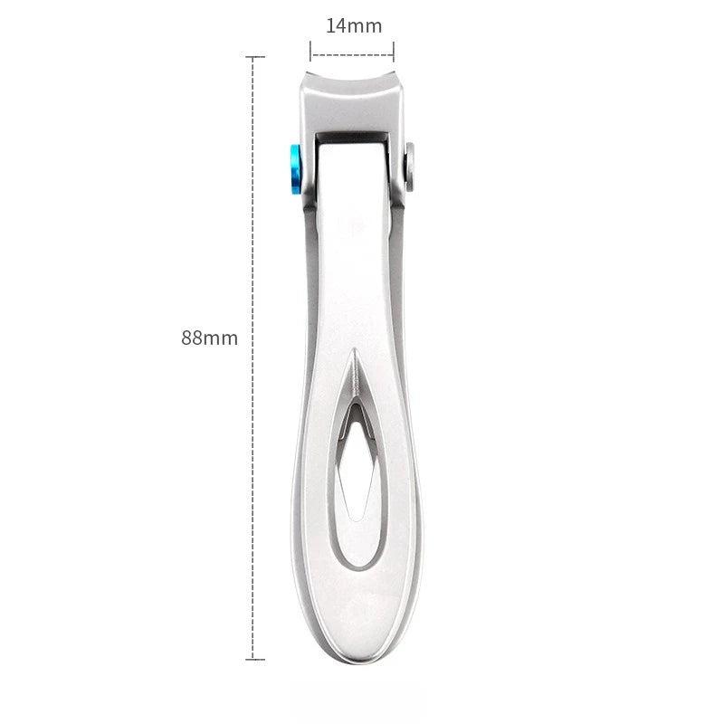 Professional Stainless Steel Nail Clippers Set for Thick Nails Anti-Splash Sharp Trimmer Nail Pedicure Manicure Tools for Men