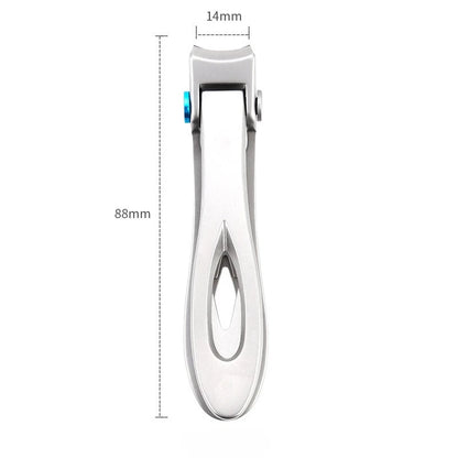 Professional Stainless Steel Nail Clippers Set for Thick Nails Anti-Splash Sharp Trimmer Nail Pedicure Manicure Tools for Men