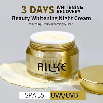 AILKE Dark Spots Corrector, Whitening Hydration Facial Cream, With Spf35, Even Skin Tone, Anti-Sunburn Face Care Set for Women