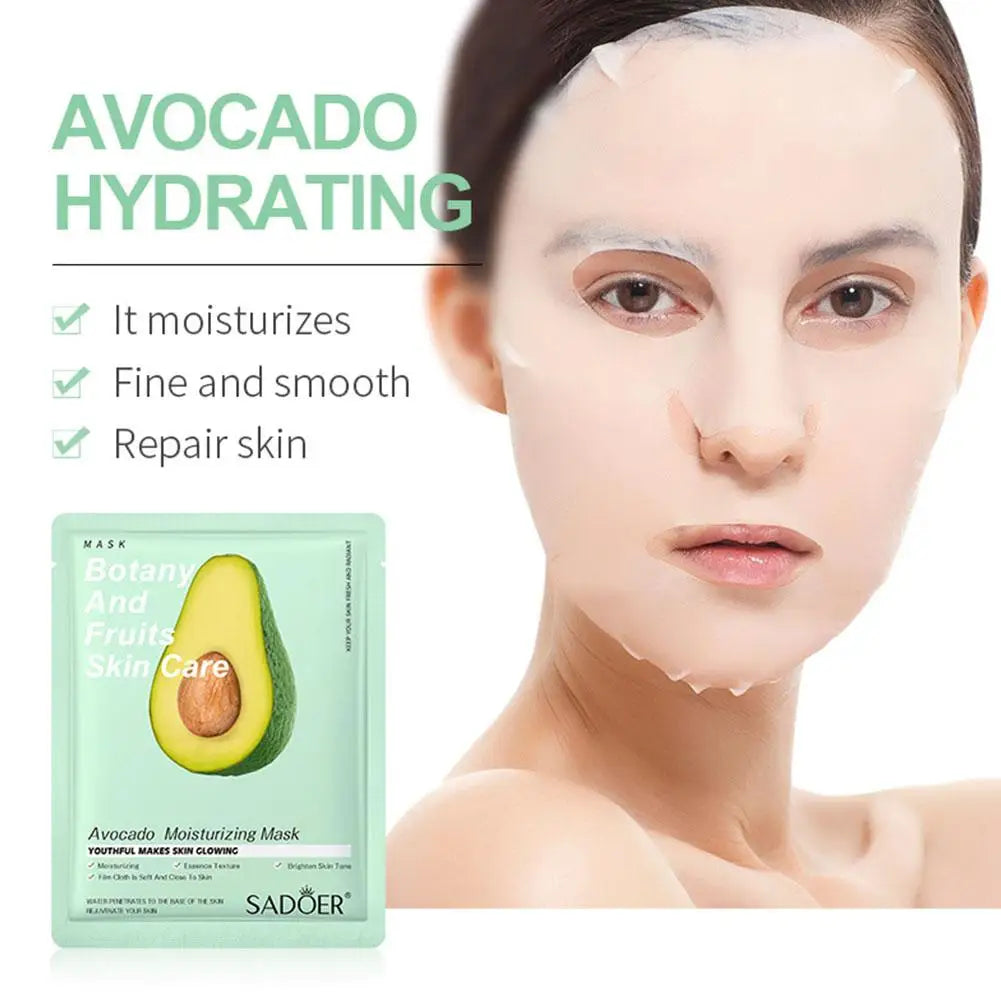 Sadoer | Aloe Vera & Avocado facial mask | Hydrating, Moisturizing & Fine Line Care