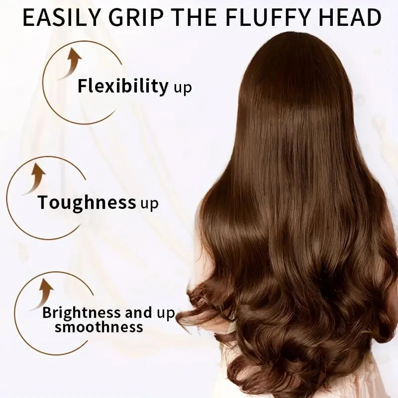 Hydrolyzed Keratin and Other Extract, Powerful Moisturizing, Efficient Nourishing, Cool Cleansing and Oil Control, Dry Hair Makes Hair Fluffy, Smooth and Bright, Women, Portable