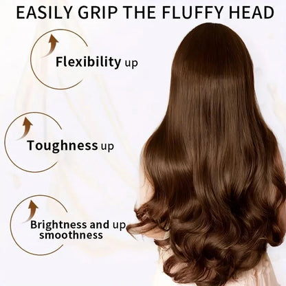 Hydrolyzed Keratin and Other Extract, Powerful Moisturizing, Efficient Nourishing, Cool Cleansing and Oil Control, Dry Hair Makes Hair Fluffy, Smooth and Bright, Women, Portable