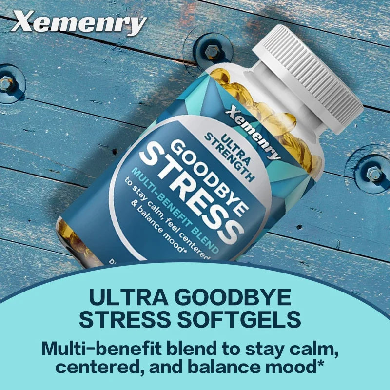 Xemenry | GABA L-Theanine Capsules | Stress Mood Relief