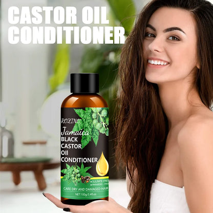 Jamaica Black Castor Hair Conditioner Contain Black Castor Essence, Which Can Fix Hair, Make It Smooth, Dry And