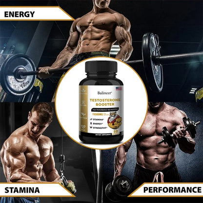 Balincer | Plant Based Testosterone Booster | Energy, Stamina & Muscle Support