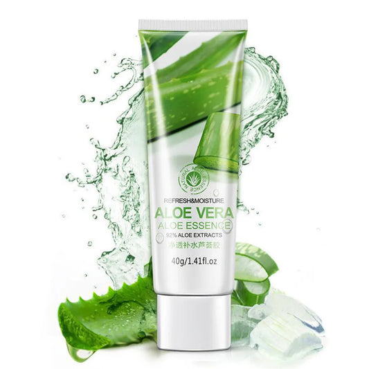 Natural Aloe Vera Gel | 100% Pure Moisturizer | Soothing, Freckles & Melasma Care, Face Primer – 40g
