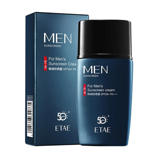Men’s Sunscreen Cream SPF 50+ – 45g Lightweight UV Protection & Moisturizing Sunblock for Face & Body