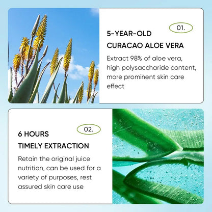 SADOER | Curacao Aloe Vera Face Mousse | Hydrating, Soothing & Skin Refreshing