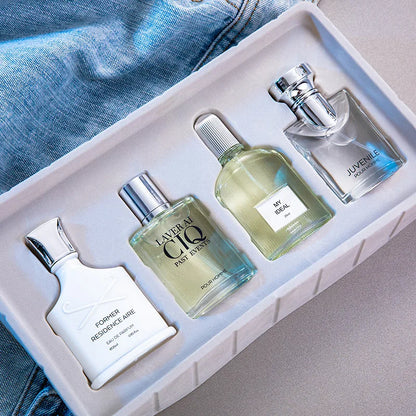 Perfume for Man Gift Set (30ml*4) - Long-Lasting Fragrance Trio for Confidence, Work, Social & Dating, Perfumes Homme