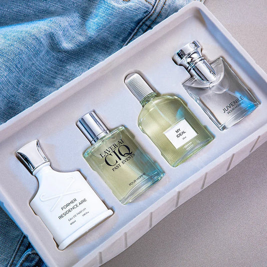 Perfume for Man Gift Set (30ml*4) - Long-Lasting Fragrance Trio for Confidence, Work, Social & Dating, Perfumes Homme