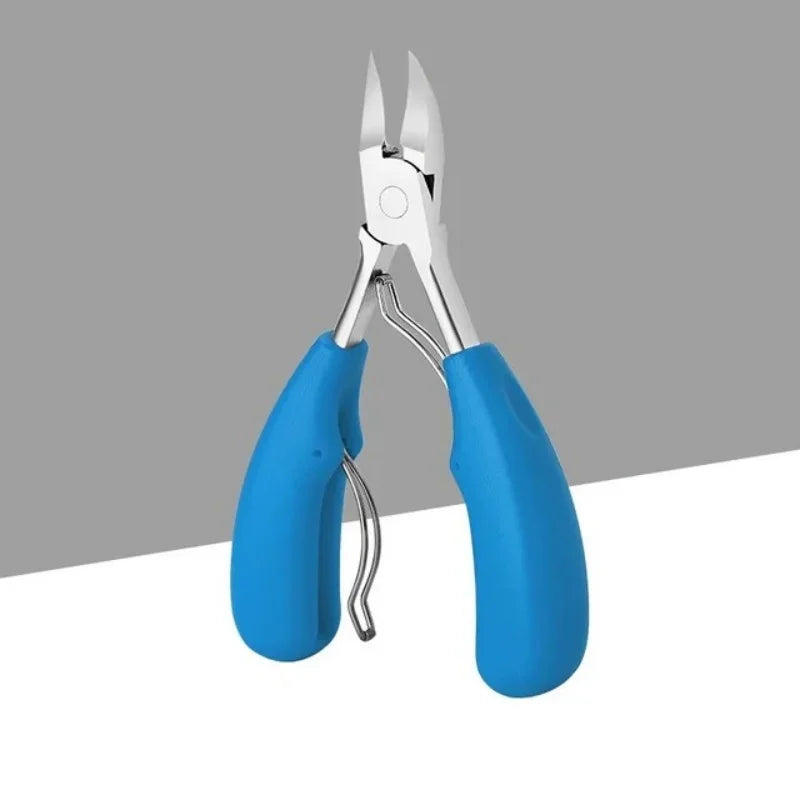 Professional Stainless Steel Nail Clippers Set for Thick Nails Anti-Splash Sharp Trimmer Nail Pedicure Manicure Tools for Men