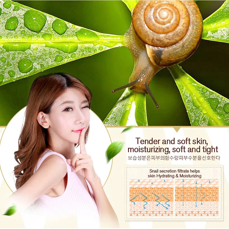 Snail & Collagen Cream | Anti-Aging, Whitening, Dark Circle Fading, Eye Bag Removal, Face & Eye Serum