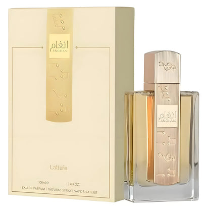 Lattafa Angham Eau de Parfum 100ml Fresh And Lasting Floral Scent-Original Arabic Perfume Long-Lasting Fragrance for Unisex