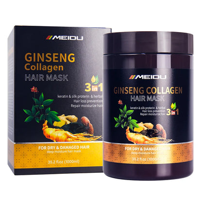 Meidu Profissional Hair & Scalp Nourishing Shampoo and Conditioner Keratin Hair Mask Set Straightening Smoothing Hair Care