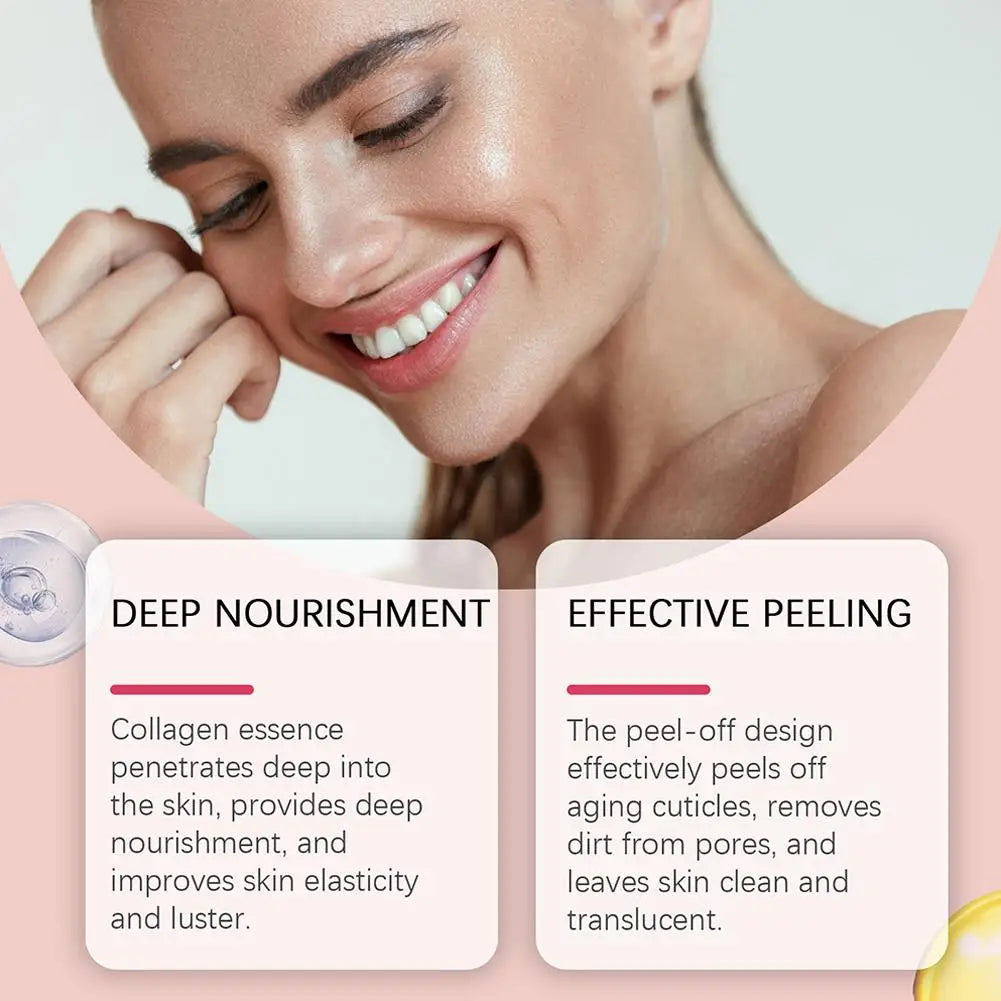 Hovgi Collagen Night Wrapping Mask | Overnight Peel-Off Treatment for Deep Hydration & Skin Repair | 80g