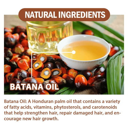 Batana Oil Nourishing Hair Oil Smoothing Shine Soft Hair Serum Repair Damaged Frizz Dry Hair Treatment Hair Care
