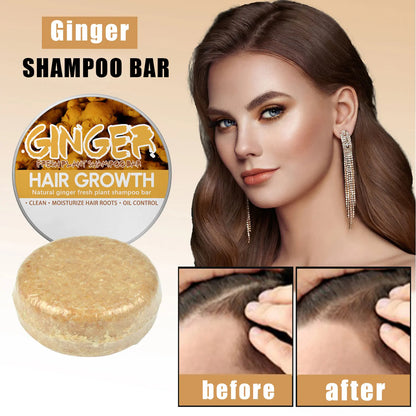 Ginger Hair Care Shampoo Gentle Soft Hair Soap Helps Ensure Nourished and Healthy Hair