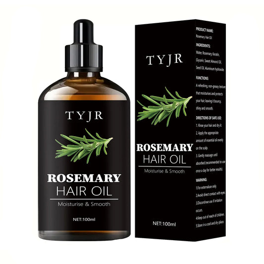 TYJR Rosemary Hair Oil – 100ml Plant-Based Conditioner for Moisture, Softness & Hair Growth