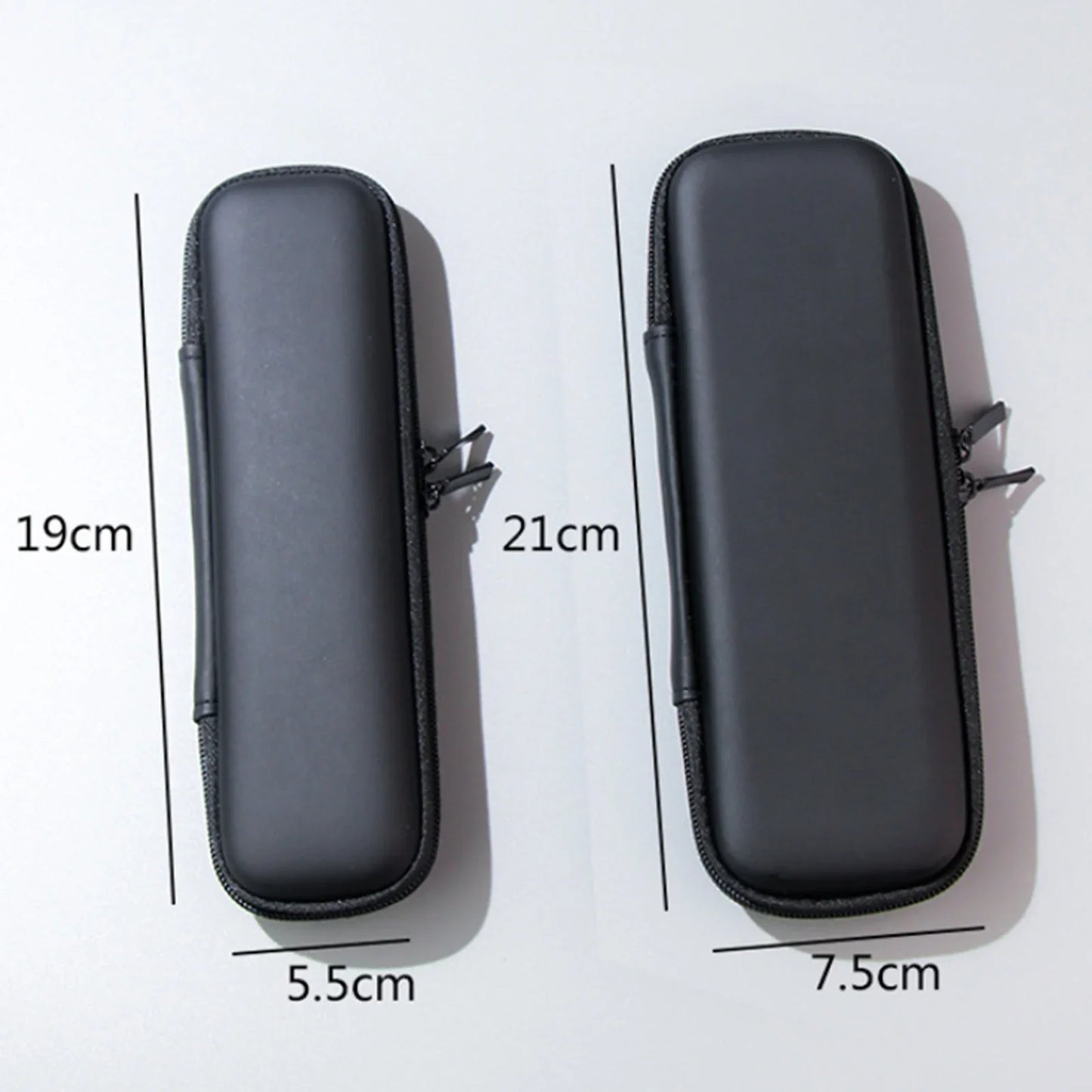 Black Cosmetic Storage Bags Waterproof Double Zipper Makeup Brushes Case Women Bag Portable Travel Brush Holder Pen case Box