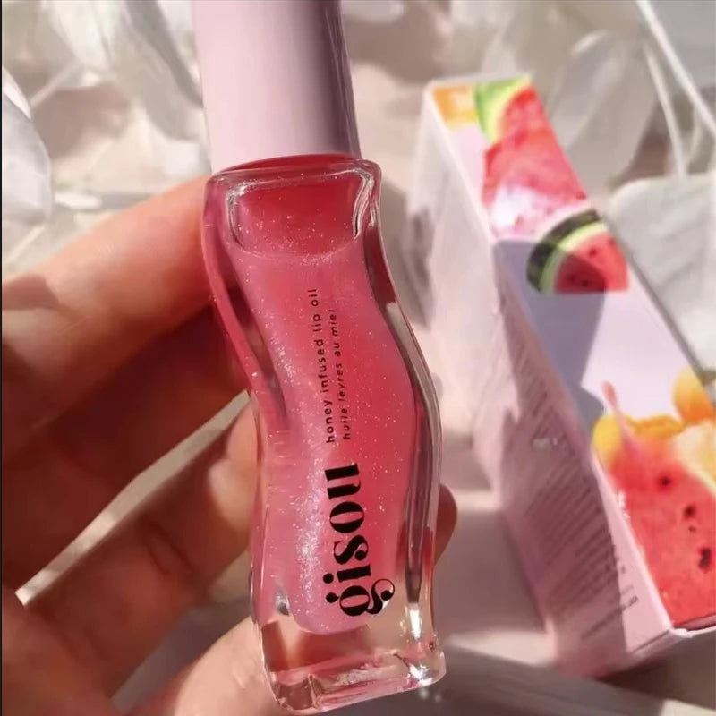 Gisou INS Popular Moisturizing Lip Balm Original Lip Oil Care of the Lip Benetitnt for Lips Plumping Exfoliating Cherry Gloss
