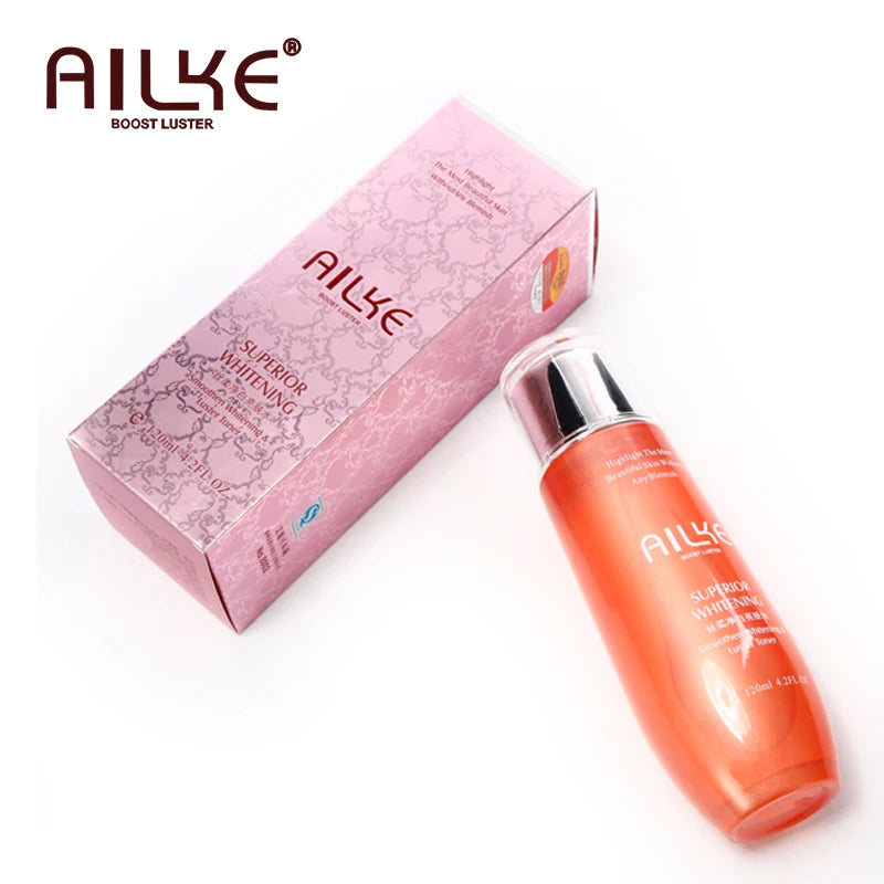 Ailke | Rosewater & Vitamin C Toner & Serum Duo | Brightening, Pore Care & Oil Control