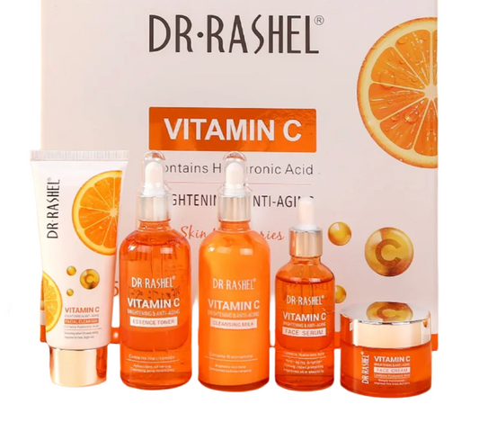 Dr-Rashel | Vitamin C Skincare Set | Brightening, Hydrating & Anti-Aging Care