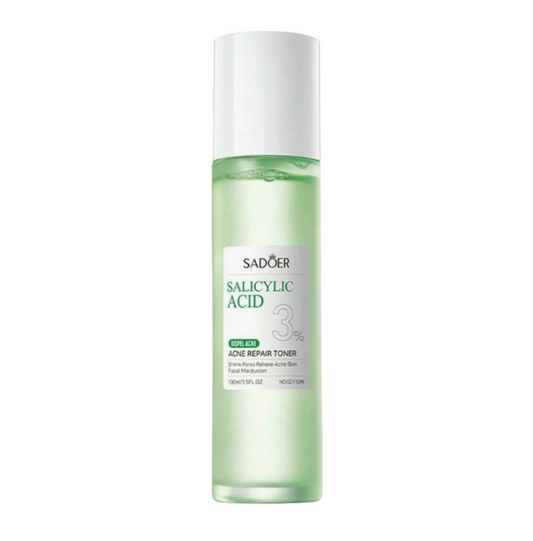 SADOER | 3% Salicylic Acid Acne Repair Toner | Acne Control, Pore Minimizing & Skin Soothing