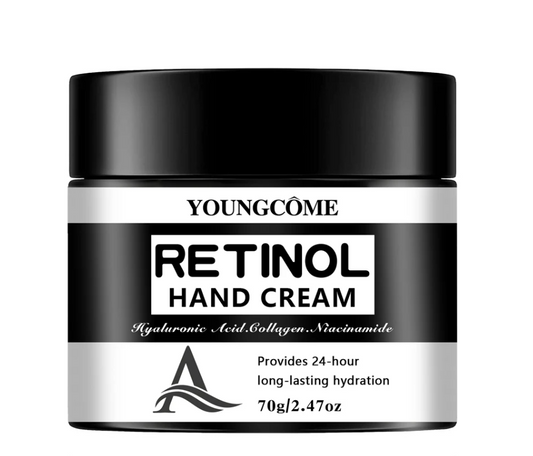 YOUNGCOME Retinol Anti-Aging Hand Cream – 40g/70g Wrinkle Removal & Whitening Moisturizer with Collagen & Hyaluronic Acid