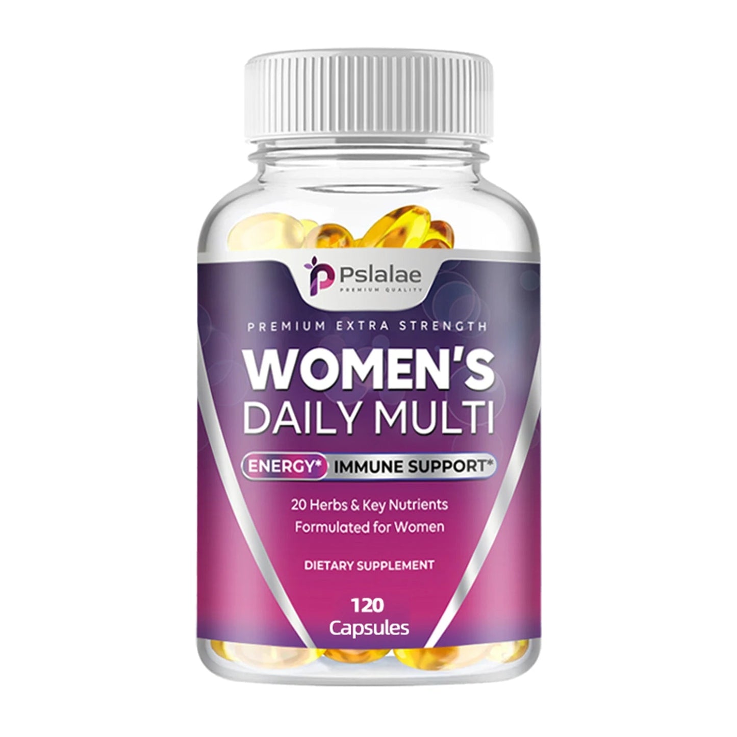Pslalae | Women's Daily Multi | Energy & Immune Support
