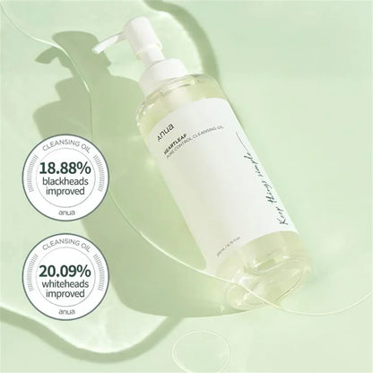 Anua Heartleaf 77% Skincare Set | Pore Control Cleansing Oil & Deep Cleansing Foam with Quercetinol | Moisturizing & Oil Control