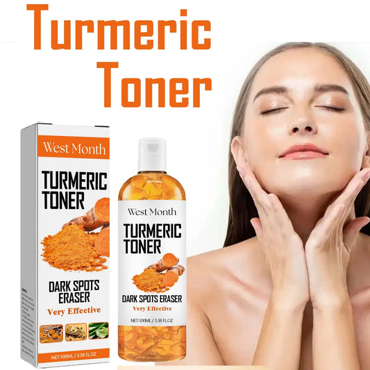 Turmeric Face Toner | Dark Spot Corrector & Brightening Treatment | Fades Freckles & Melasma | Moisturizing Skincare