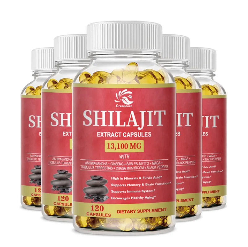Greencure | Shilajit Extract Capsules | Energy, Stamina & Cognitive Support