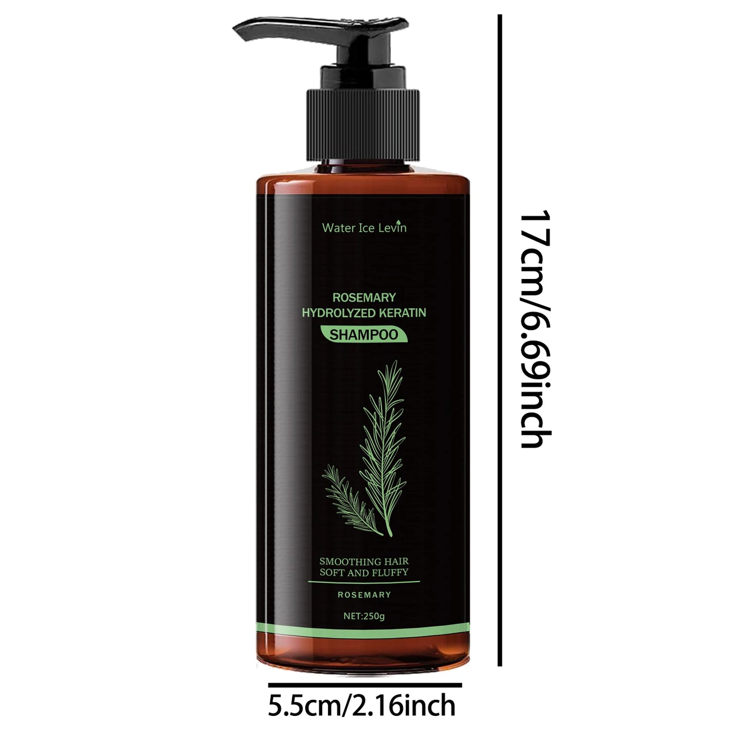Hydrolyzed Keratin and Other Extract, Powerful Moisturizing, Efficient Nourishing, Cool Cleansing and Oil Control, Dry Hair Makes Hair Fluffy, Smooth and Bright, Women, Portable