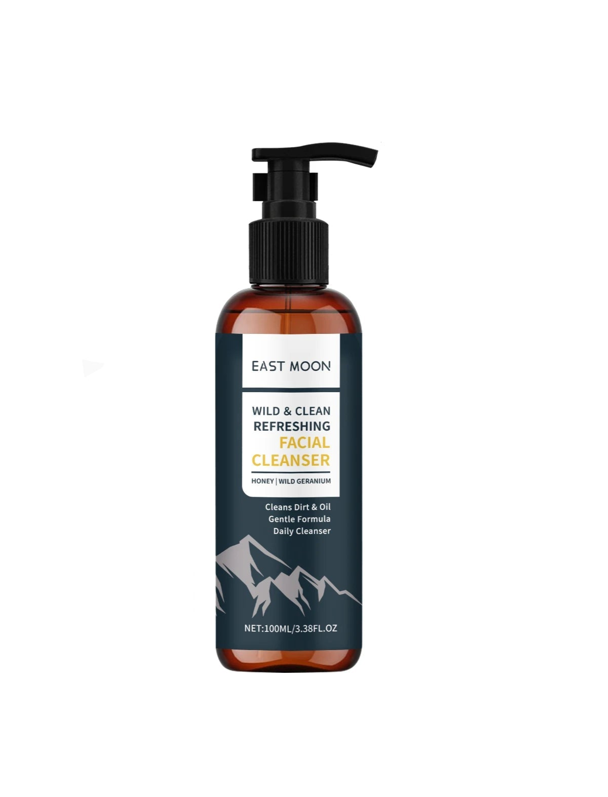 East Moon | Honey & Wild Geranium Facial Cleanser | Gentle Cleansing, Oil Control & Skin Refreshing
