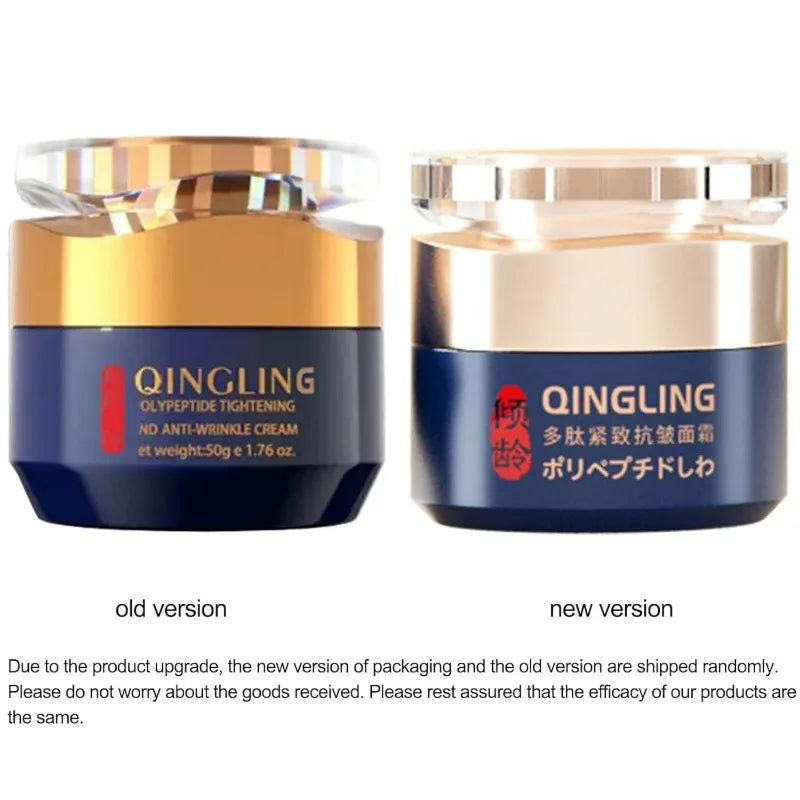 Peptide Firming Face Cream Triple Hyaluronic Acid Moisturizer for Wrinkle Smoothing &Skin Elasticity,Non-Greasy Ceramide Complex