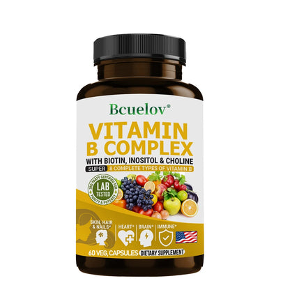 Bcuelov | Vitamin B Complex | Brain, Hair & Immunity Support