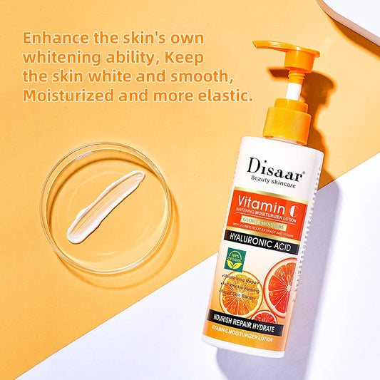 Disaar Vitamin C Whitening Body Lotion Fade Melanin Lotion Moisturizing Repair Skin Barrier Body Lotion