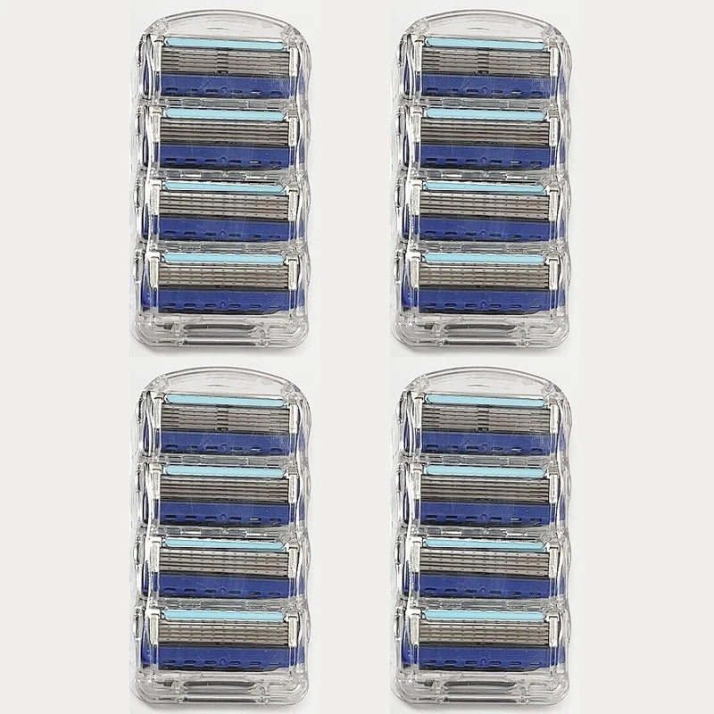 Razor Shaver for Men, Premium Shaving Shaver, 5-Layer Razor Face Beard Hair Comes with Replaceable Blades, 5-Layer Refills