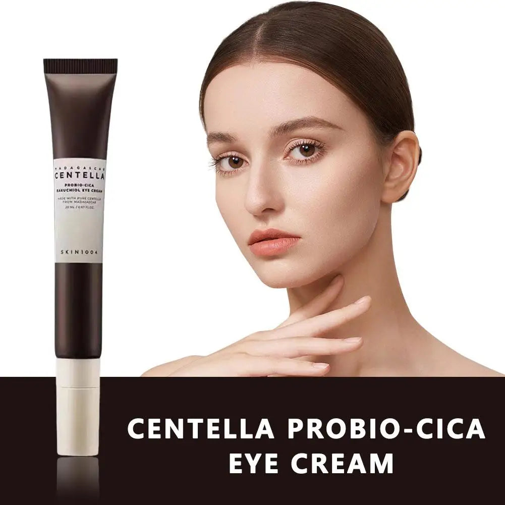 Centella Asiatica & Probiotics | Balances Skin Flora, Anti-Wrinkle, Fine Line Reduction | Eye Cream with Psoralen | 20ml